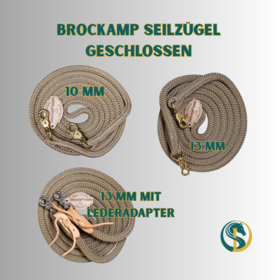 Seilzügel geschlossen Brockamp